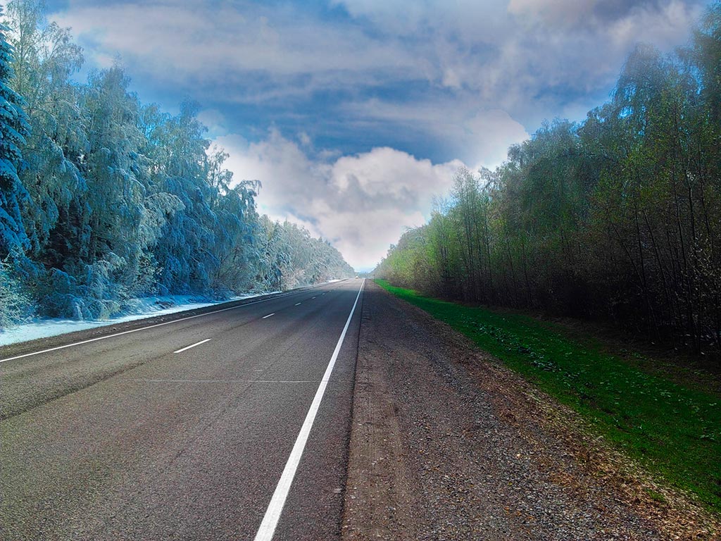 Чуйский тракт в мае